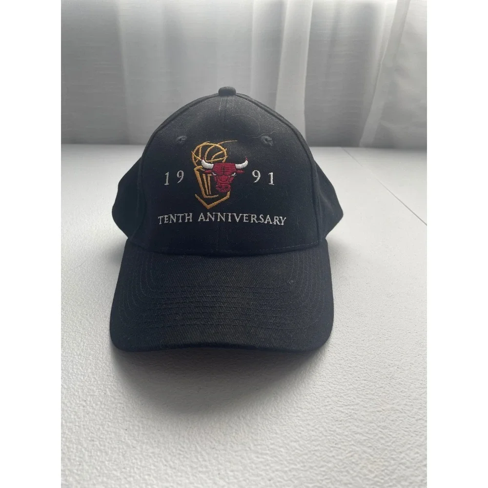 Kick‎ 10 Chicago Bulls 1991 Tenth Anniversary Hat Cap Adjustable